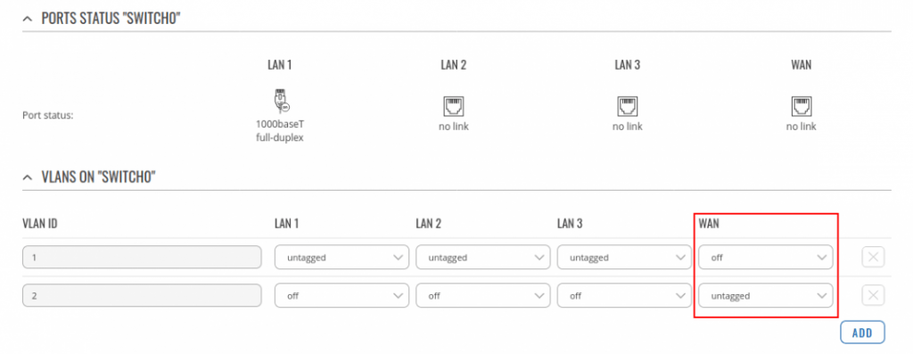 ¿ Cómo configurar el puerto WAN como LAN en la familia RUTX ?