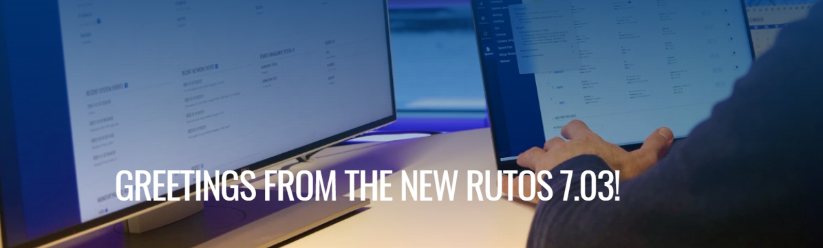 Novedades en la versión RutOS 7.03