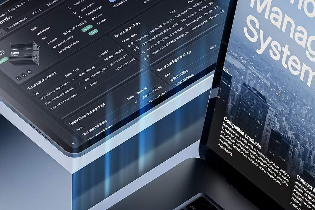 Gestión remota más allá del router: control total de la red industrial con RMS